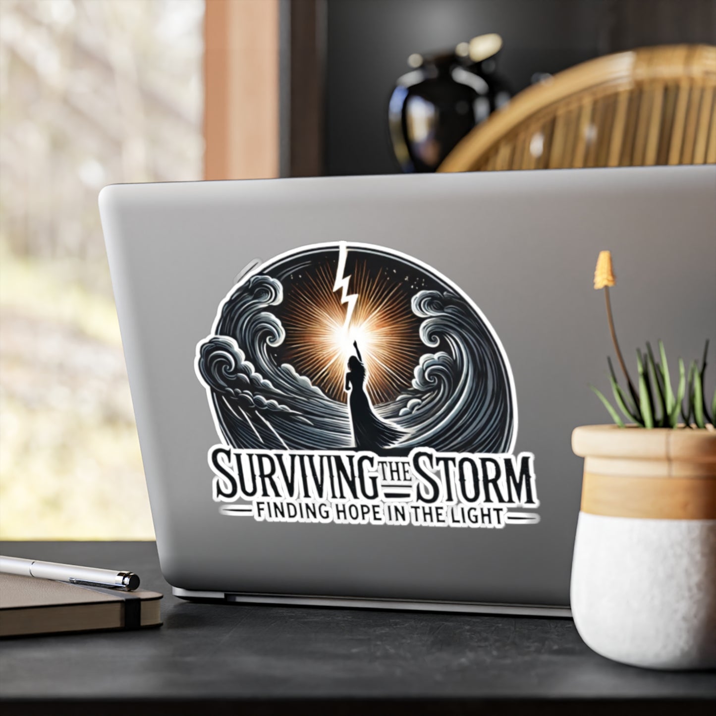 Sticker: Surviving the Storm Vinyl Kiss-Cut Sticker