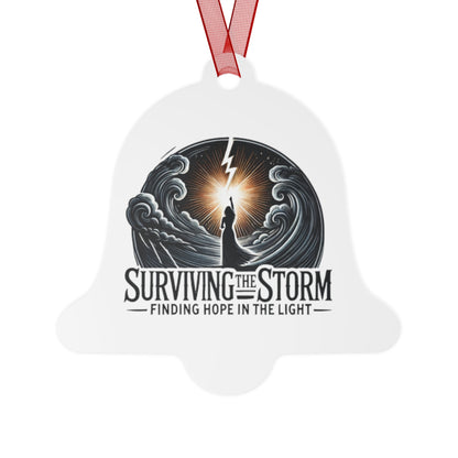 Ornament Set: Surviving the Storm - Domestic Violence Awareness