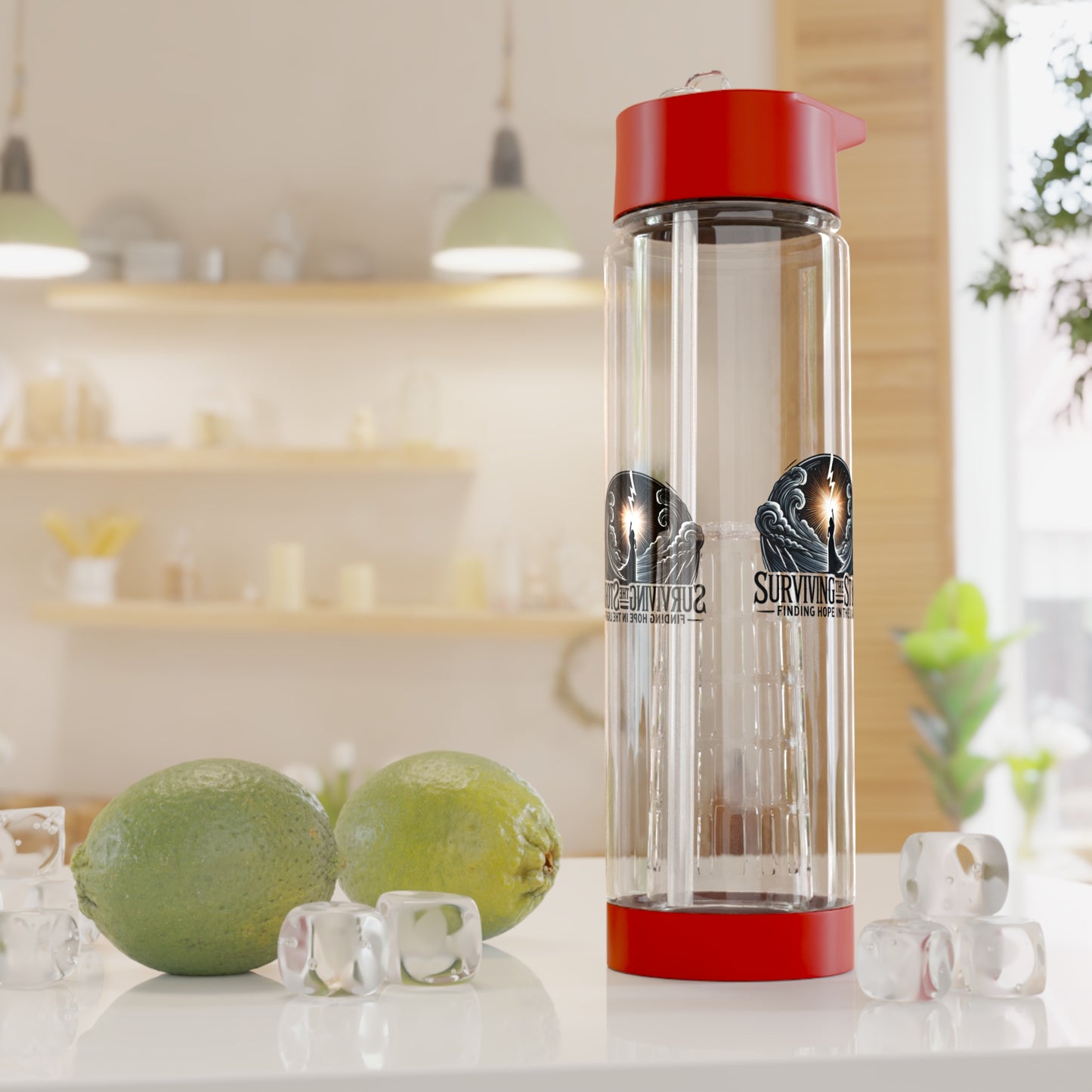 Awareness Infuser Water Bottle for Domestic Violence