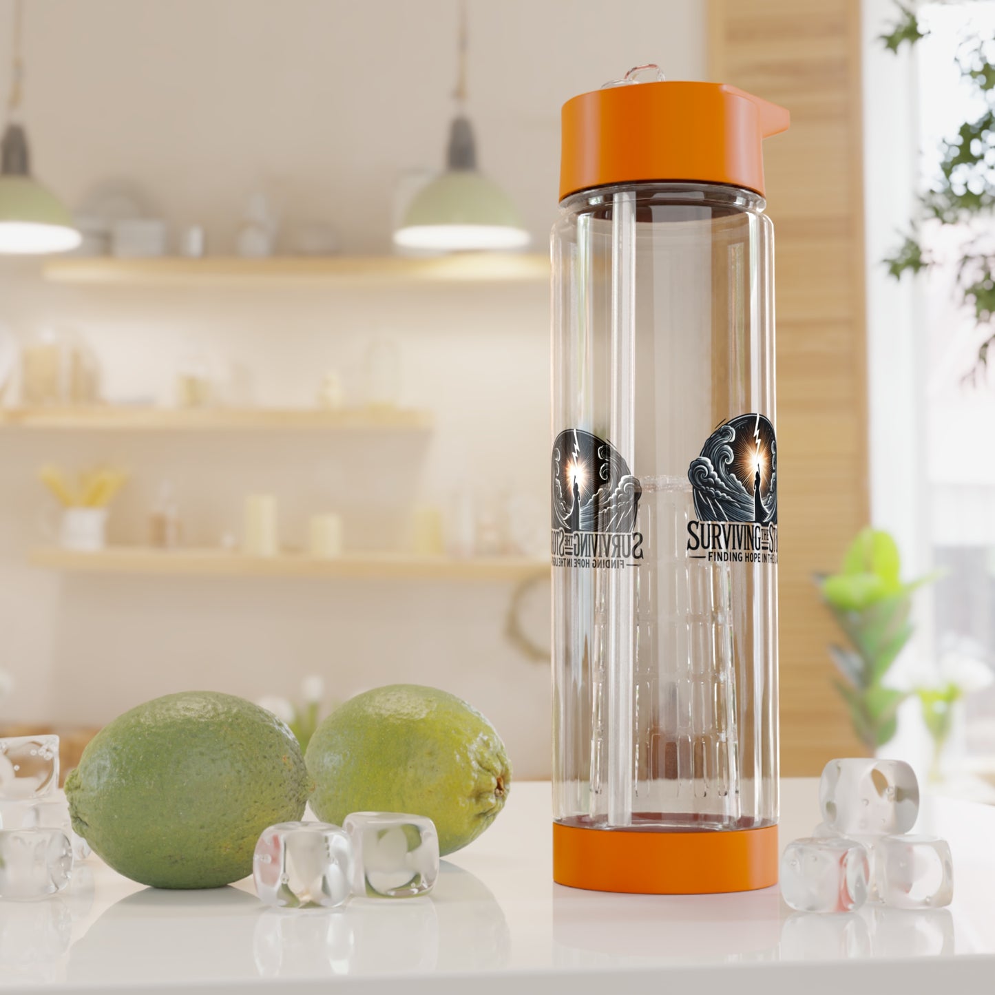 Awareness Infuser Water Bottle for Domestic Violence