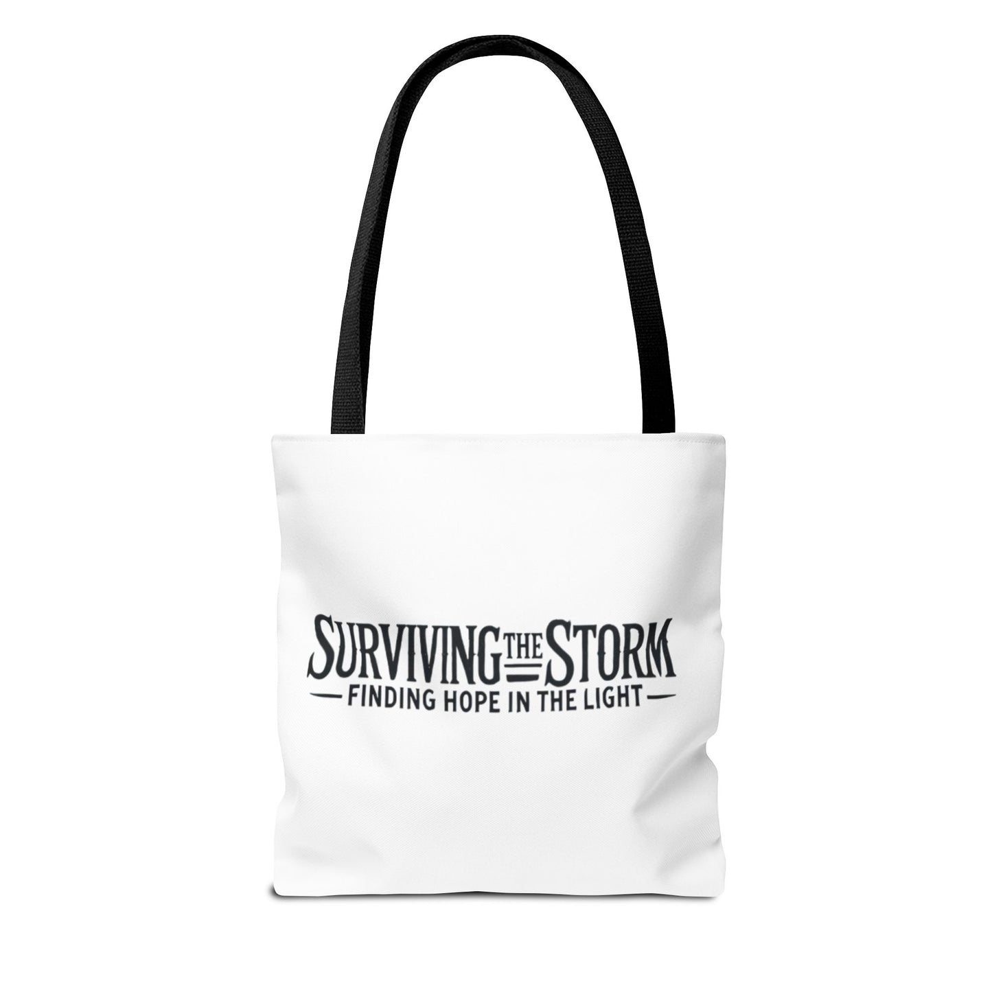 Surviving The Storm Tote Bag - Domestic Violence Awareness