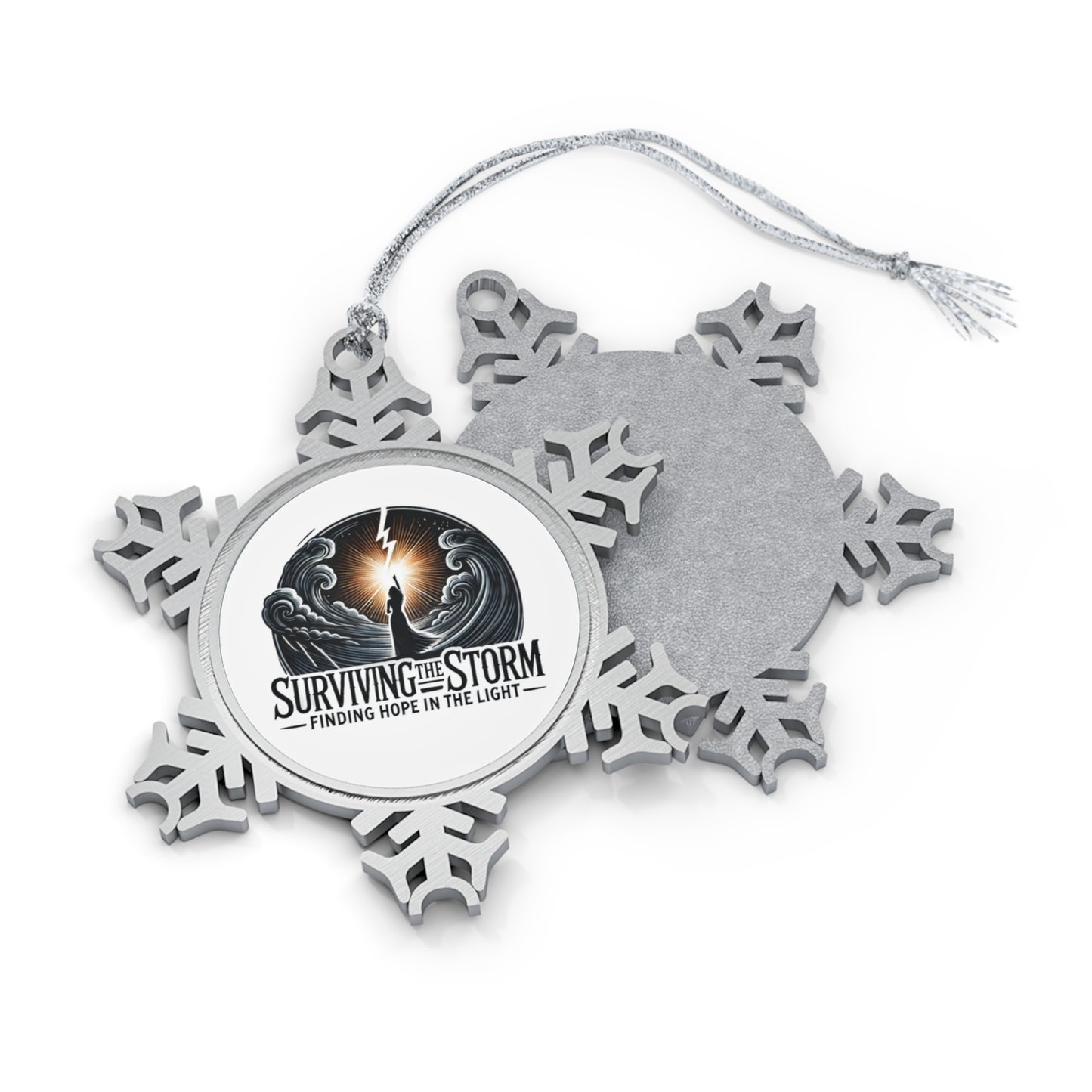 Christmas Ornament - Surviving the Storm Snowflake Decoration